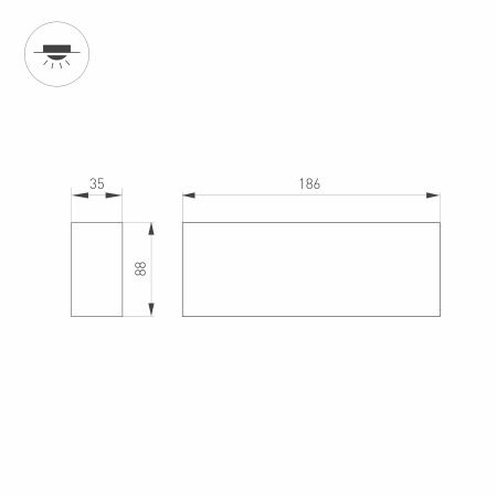 Светильник SP-ORIENT-SURFACE-TC-S186x35-15W Day4000 (BK, 30 deg, 230V) (Arlight, IP20 Металл, 5 лет) Светильник SP-ORIENT-SURFACE-TC-S186x35-15W Day4000 (BK, 30 deg, 230V) (Arlight, IP20 Металл, 5 лет)