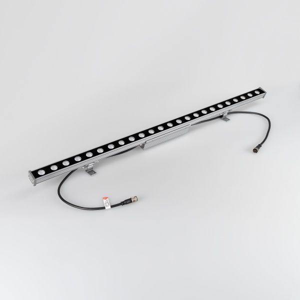 Линейный прожектор AR-LINE-1000-24W Warm2700 (GR, 15 deg, 230V) (Arlight, IP65 Металл, 3 года)