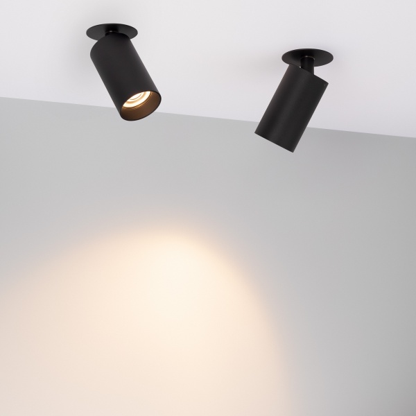 Светильник SP-GABI-BUILT-FLAP-R50-9W Warm3000 (BK, 60 deg, 230V) (Arlight, IP40 Металл, 5 лет)