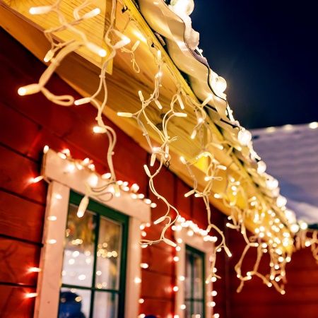 Светодиодная гирлянда ARD-EDGE-CLASSIC-2400x600-CLEAR-88LED-STD Rose Gold (230V, 6W) (Ardecoled, IP65)