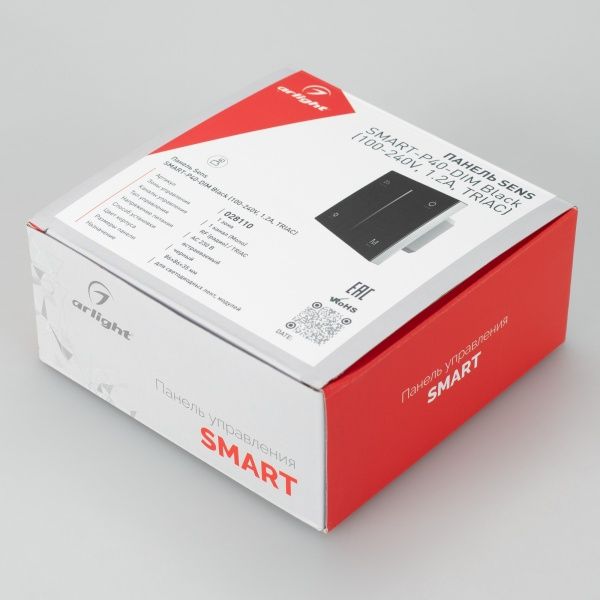 Панель SMART-P36-DIM-IN Black (230V, 1.2A, TRIAC, Sens, 2.4G) (Arlight, IP20 Пластик, 5 лет) Панель SMART-P36-DIM-IN Black (230V, 1.2A, TRIAC, Sens, 2.4G) (Arlight, IP20 Пластик, 5 лет)