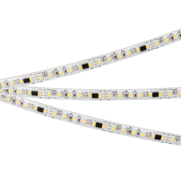 Лента герметичная SPI-SE-A120-10mm 24V Warm3000-PX6-BPT (11 W/m, IP65, 2835, 5m) (Arlight, бегущий огонь)
