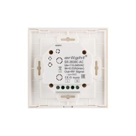 Панель Sens SR-2830C-AC-RF-IN White (220V,RGB+CCT,4зоны) (Arlight, IP20 Пластик, 3 года) Панель Sens SR-2830C-AC-RF-IN White (220V,RGB+CCT,4зоны) (Arlight, IP20 Пластик, 3 года)
