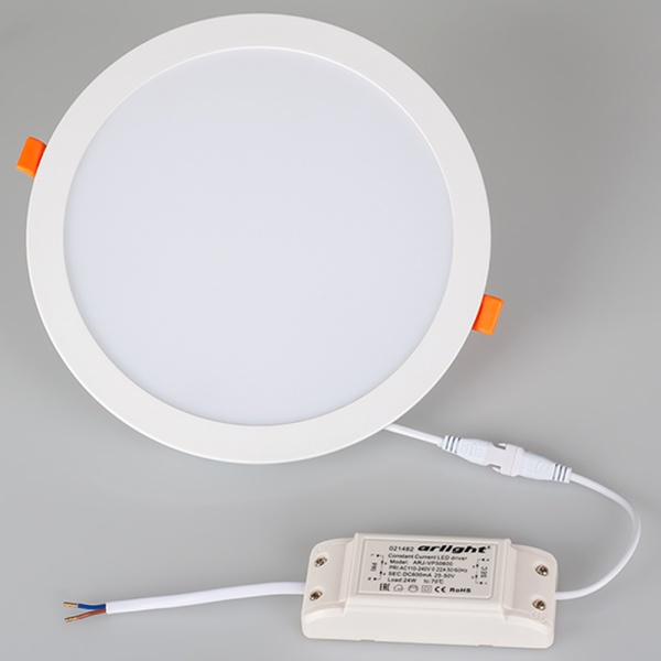 Светильник DL-BL225-24W Warm White (Arlight, IP40 Металл, 3 года)