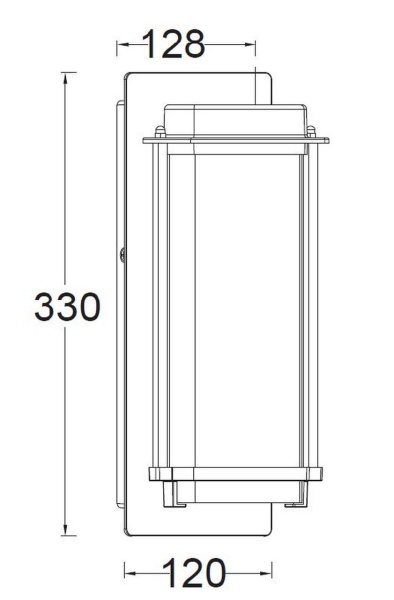 Настенный светильник Lutec, Черный, Модерн, W1859-3K Bl