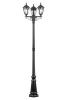 Фонарный столб YAOHUA LUX, Черный, Классика, 86309B 02 Bl