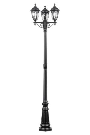 Фонарный столб YAOHUA LUX, Черный, Классика, 86309B 02 Bl