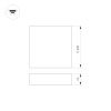 Светильник IM-QUADRO-EMERGENCY-3H-S600x600-64W Day4000 (BK, 120 deg, 230V) (Arlight, IP40 Металл, 2 года)