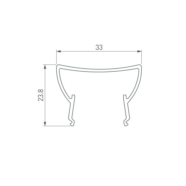 Экран ARH-WIDE-(B)-H20-2000 TPZ Clear-PM (Arlight, Пластик) Экран ARH-WIDE-(B)-H20-2000 TPZ Clear-PM (Arlight, Пластик)