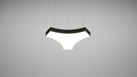 Подвесной Y-образный светильник белый SILED UNITY 690х800х100 (41 Вт)