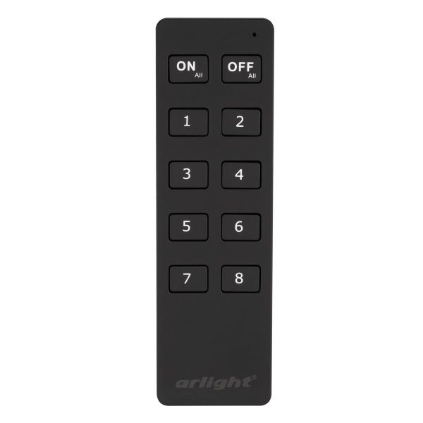 Пульт SMART-R8-DIM (8 зон, 2.4G) (Arlight, IP20 Пластик, 5 лет)