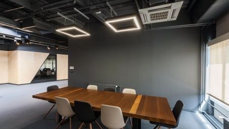 Светильник подвесной квадратный черный SILED CUADRA-PROF  520х520х50х70 (50 Вт)