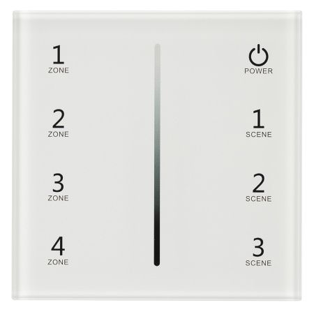 Панель SMART-P34-DIM-IN White (230V, 0-10V, Sens, 2.4G) (Arlight, IP20 Пластик, 5 лет)