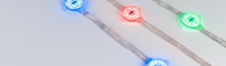 Модуль управляемый VISOR-DMX-5060-6-24V RGB 120deg (D40x12mm, 1.5W, IP68) (Arlight, Пластик, 3 года)