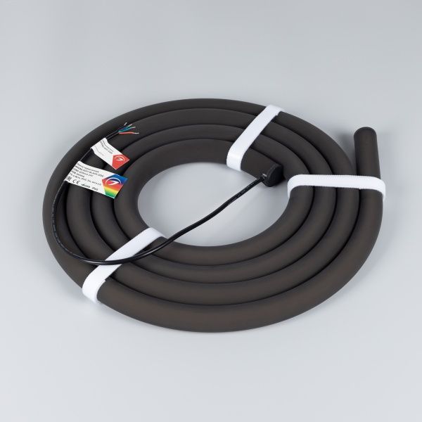 Лента герметичная MOONLIGHT-BLACK-SIDE-G280-D25mm 24V RGB 360deg (14.4 W/m, IP65, 3m, wire x1) (Arlight, Вывод кабеля боковой) Лента герметичная MOONLIGHT-BLACK-SIDE-G280-D25mm 24V RGB 360deg (14.4 W/m, IP65, 3m, wire x1) (Arlight, Вывод кабеля боковой)