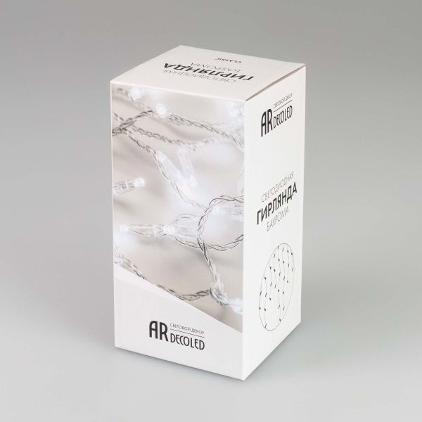 Светодиодная гирлянда ARD-EDGE-CLASSIC-2400x600-CLEAR-88LED-PULSE White (230V, 6W) (Ardecoled, IP65) Светодиодная гирлянда ARD-EDGE-CLASSIC-2400x600-CLEAR-88LED-PULSE White (230V, 6W) (Ardecoled, IP65)