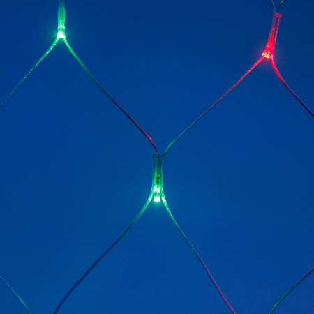 Светодиодная гирлянда ARD-NETLIGHT-HOME-1800x1500-CLEAR-180LED RGB (230V, 15W) (Ardecoled, IP20)