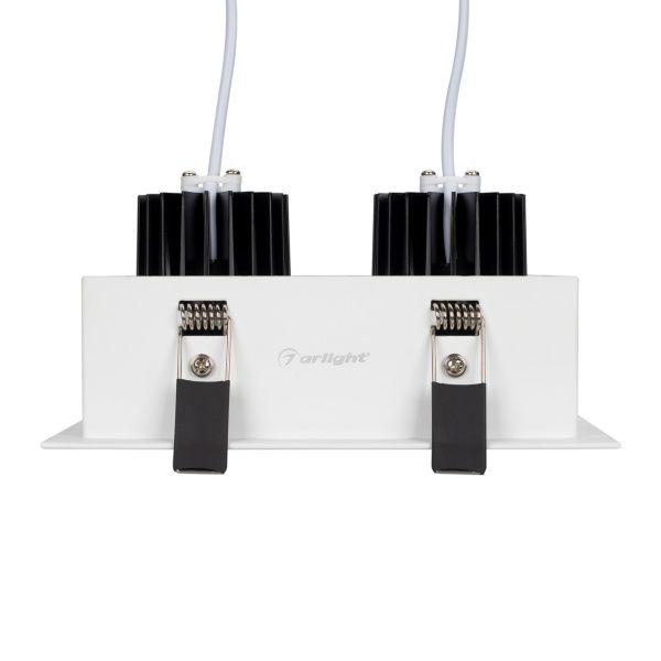 Светильник CL-KARDAN-S180x102-2x9W Day (WH, 38 deg) (Arlight, IP20 Металл, 3 года)