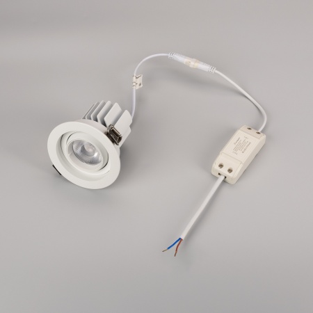 Светильник MS-VORTEX-BUILT-R90-12W Warm3000 (WH-WH, 40 deg, 230V) (Arlight, IP20 Металл, 5 лет)