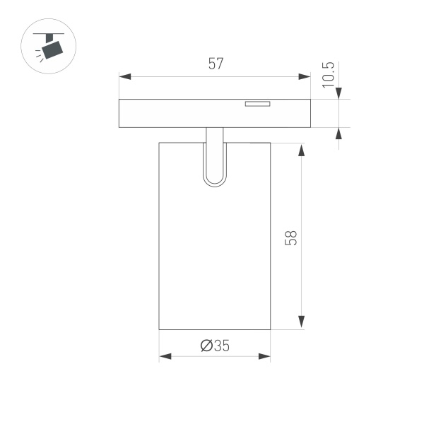 Светильник MAG-MICROCOSM-SPOT-R35-5W Warm3000 (BK, 36 deg, 24V) (Arlight, IP20 Металл, 3 года) Светильник MAG-MICROCOSM-SPOT-R35-5W Warm3000 (BK, 36 deg, 24V) (Arlight, IP20 Металл, 3 года)