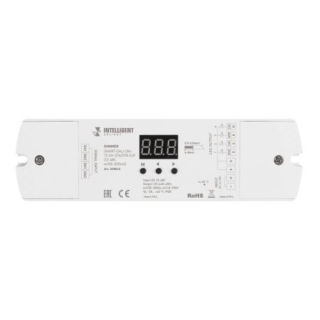 INTELLIGENT ARLIGHT Диммер SMART-DALI-204-72-SH-DT6/DT8-SUF (12-48V, 4x150-500mA) (IARL, IP20 Пластик, 5 лет) INTELLIGENT ARLIGHT Диммер SMART-DALI-204-72-SH-DT6/DT8-SUF (12-48V, 4x150-500mA) (IARL, IP20 Пластик, 5 лет)