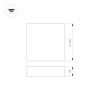Светильник SP-QUADRO-S120x120-13W Warm3000 (BK, 120 deg, 230V) (Arlight, IP40 Металл, 3 года)