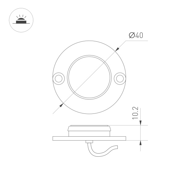 Светильник ART-DECK-LAMP-R40-1W Warm3000 (SL, 120 deg, 24V) (Arlight, IP67 Металл, 3 года) Светильник ART-DECK-LAMP-R40-1W Warm3000 (SL, 120 deg, 24V) (Arlight, IP67 Металл, 3 года)