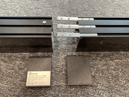 Линейный светодиодный подвесной светильник для магазинов (Svetlon, HB7250, 6800Lm, 60W, черный)