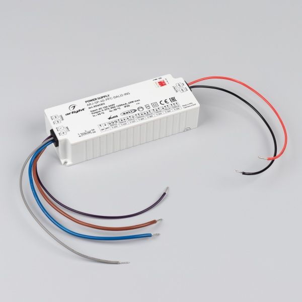 Блок питания ARJ-SP-40-PFC-DALI2-INS (40W, 9-47V, 0.85-1.2A) (Arlight, IP20 Пластик, 5 лет) Блок питания ARJ-SP-40-PFC-DALI2-INS (40W, 9-47V, 0.85-1.2A) (Arlight, IP20 Пластик, 5 лет)