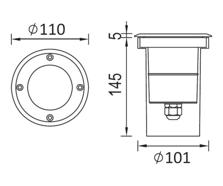 Встраиваемый светильник YAOHUA LUX, 73202A SS Встраиваемый светильник YAOHUA LUX, 73202A SS