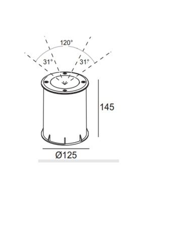 Встраиваемый светильник YAOHUA LUX, 12685 SS Встраиваемый светильник YAOHUA LUX, 12685 SS