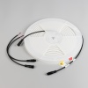 Лента герметичная WAVE-TOP-PU-A144-10x10mm 24V White5700 (5 W/m, IP68, 5m, wire x2) (Arlight, Вывод боковой, 3 года)