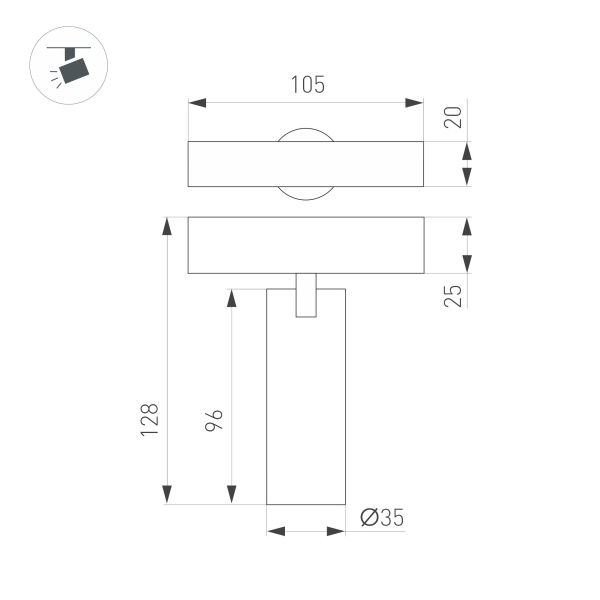Светильник MAG-SPOT-ZOOM-25-R35-7W Day4000 (BK, 20-55 deg, 24V) (Arlight, IP20 Металл, 3 года) Светильник MAG-SPOT-ZOOM-25-R35-7W Day4000 (BK, 20-55 deg, 24V) (Arlight, IP20 Металл, 3 года)
