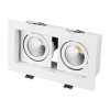 Светильник CL-KARDAN-S180x102-2x9W Warm (WH, 38 deg) (Arlight, IP20 Металл, 3 года)