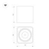 Светильник SP-CUBUS-S100x100-8W Warm3000 (BK, 45 deg, 230V) (Arlight, IP20 Металл, 3 года)