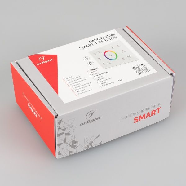 Панель Sens SMART-P85-RGBW White (230V, 4 зоны, 2.4G) (Arlight, IP20 Пластик, 5 лет) Панель Sens SMART-P85-RGBW White (230V, 4 зоны, 2.4G) (Arlight, IP20 Пластик, 5 лет)