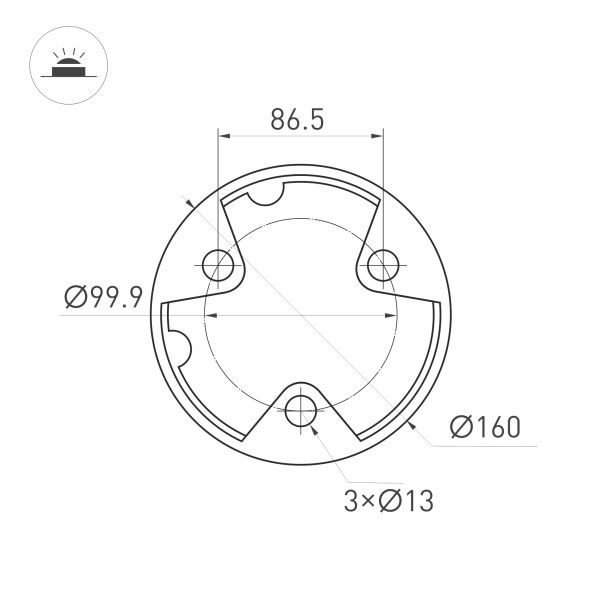 Светильник LGD-LANDMARK-BOLL-H1000-20W Day4000-MIX (GR, 300 deg, 230V) (Arlight, IP65 Металл, 5 лет)