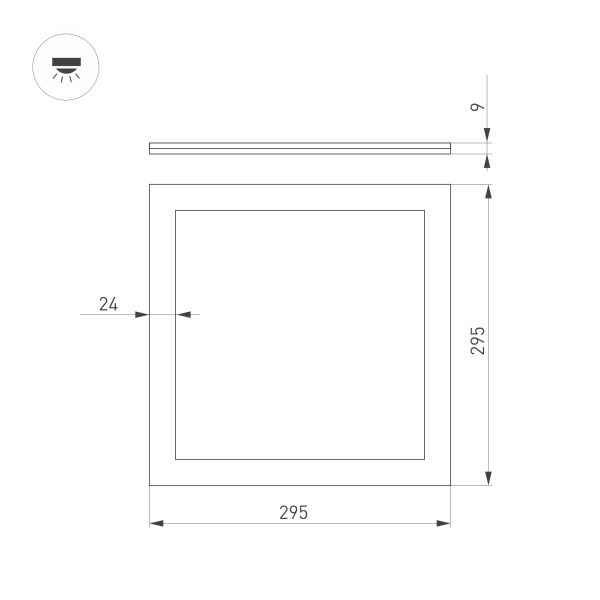 Светильник DL-INTENSO-S300x300-18W Warm3000 (WH, 120 deg, CRI90, 230V) (Arlight, IP40 Металл, 5 лет) Светильник DL-INTENSO-S300x300-18W Warm3000 (WH, 120 deg, CRI90, 230V) (Arlight, IP40 Металл, 5 лет)