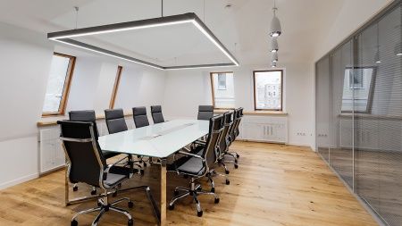 Подвесной светильник прямоугольный черный SILED CUADRA-PROF-02  520х300х50х70 (41 Вт)