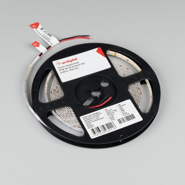 Лента герметичная RTW-SE-A140-8mm 24V Day4000 (5 W/m, IP65, 5m) (Arlight, -)