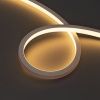 Лента герметичная MOONLIGHT-TOP-X320-13x12mm 24V Warm3000 (5 W/m, IP67, sauna, 15m, wire x2) (Arlight, Вывод вниз, 3 года)
