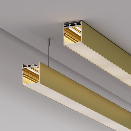 Профиль SL-LINE-3638-LW-2000 ANOD GOLD (Arlight, Алюминий)