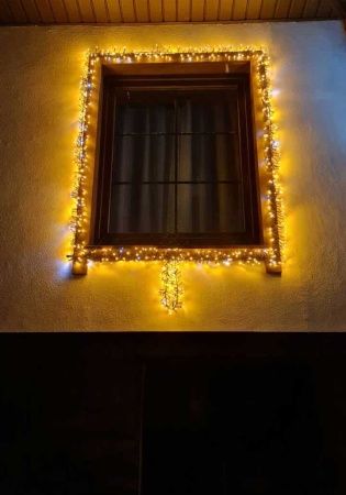 Гирлянда Мишура светодиодная D2380 BS 3 м 380 LED IP54 желтый