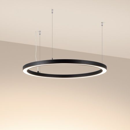 Светильник SP-CIRCLE-HANG-O3535-D900-55W Warm3000 (RAL9005, 120 deg, 230V) IP40 LED (Arlight, Алюминий) Светильник SP-CIRCLE-HANG-O3535-D900-55W Warm3000 (RAL9005, 120 deg, 230V) IP40 LED (Arlight, Алюминий)