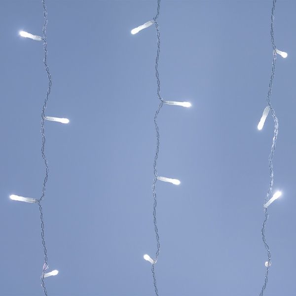 Светодиодная гирлянда ARD-CURTAIN-HOME-1500x1500-CLEAR-144LED White (230V, 6W) (Ardecoled, IP20)