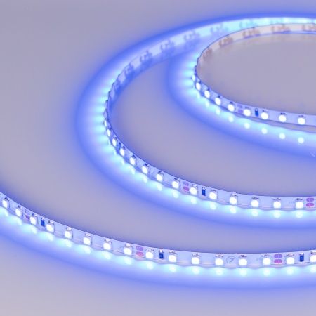 Лента RT-A120-5mm 24V Blue (9.6 W/m, IP20, 2835, 5m) (Arlight, 9.6 Вт/м, IP20)