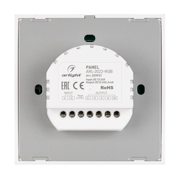 Панель ARL-2022-RGB (12-24V, 3x4A, Sens) (Arlight, IP20 Пластик, 3 года)