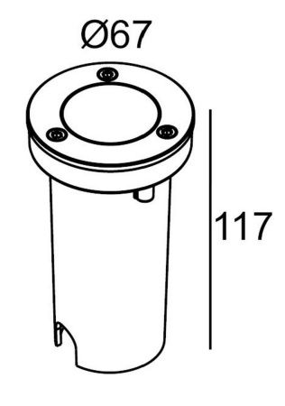 Встраиваемый светильник YAOHUA LUX, W77263 SS Встраиваемый светильник YAOHUA LUX, W77263 SS