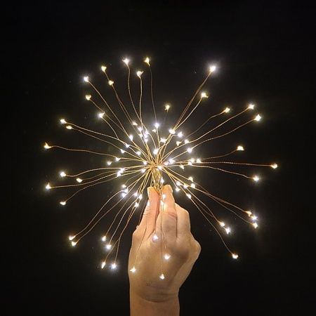 Гирлянда Фейерверк D6304 MD 10 м 10х100 LED IP65 теплый белый