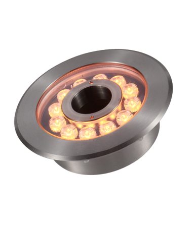 Светильник для фонтанов, DC12V 36W(12*3W) IP68 RGB, сатин-никель, UG8212-1 Светильник для фонтанов, DC12V 36W(12*3W) IP68 RGB, сатин-никель, UG8212-1